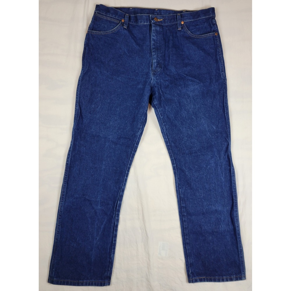 Wrangler 13MWZ Cowboy Cut Original Fit Jeans Dark Indigo 36x30 Mens Denim